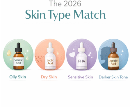 A professional split-face comparison showing the effects of over-exfoliation. One side displays a tight, shiny, and deceptively radiant texture, while the other side shows visible redness, irritation, and a compromised skin barrier.