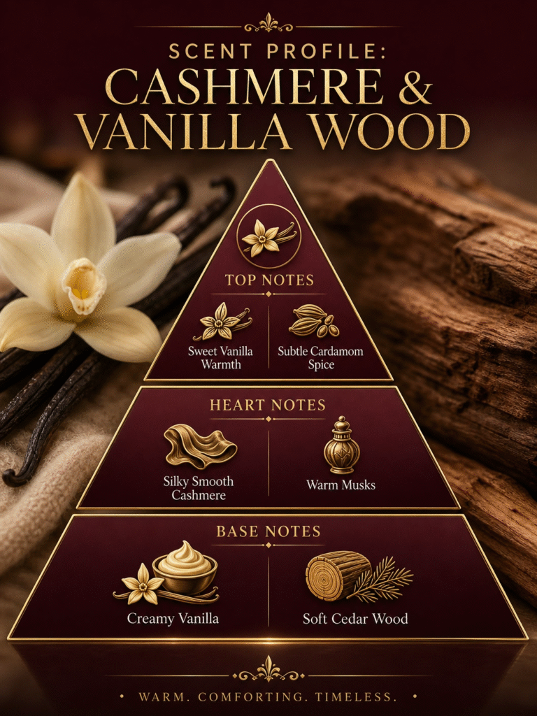 Old Spice Cashmere and Vanilla Wood Review: Worth The Hype? 3 A product showcase of the Old Spice "Spice Alchemist" Cashmere & Vanilla Wood range. It displays the Body Wash, Deodorant, and Cologne Mist alongside key features, grooming benefits, and a 10-hour layering strategy pro tip.