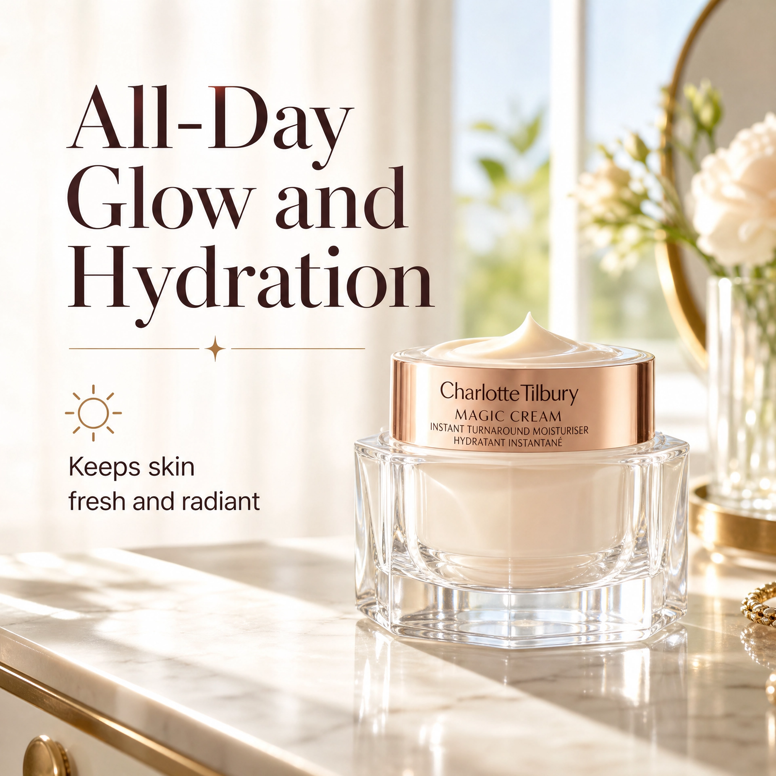 Let your skin repair itself overnight with Charlotte Tilbury Magic Night Cream. Wake up to renewed, youthful-looking skin. Your beauty sleep in a jar!